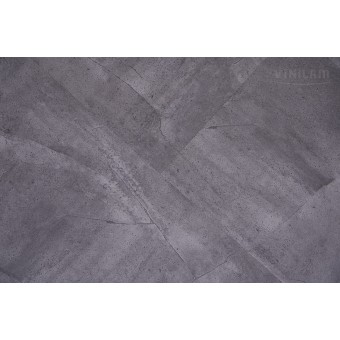 Виниловый ламинат плитку Vinilam Ceramo 61602 серый бетон