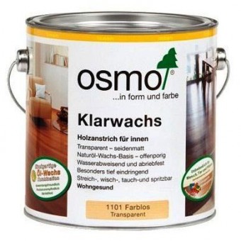 Купить Масло Osmo 1101 0,75 л Klarwachs ш/мат. Осмо (Германия)