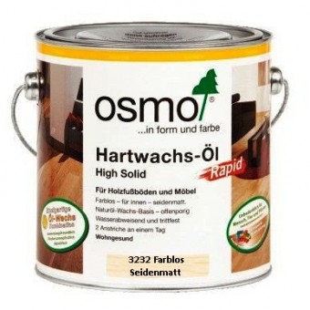 Масло Osmo 3232 0,75 л Polyx® Hartwachs-l Rapid. Осмо (Германия) купить