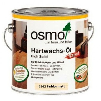 Масло Osmo 3262 2,5 л Polyx® Hartwachs-l Rapid Осмо (Германия) купить