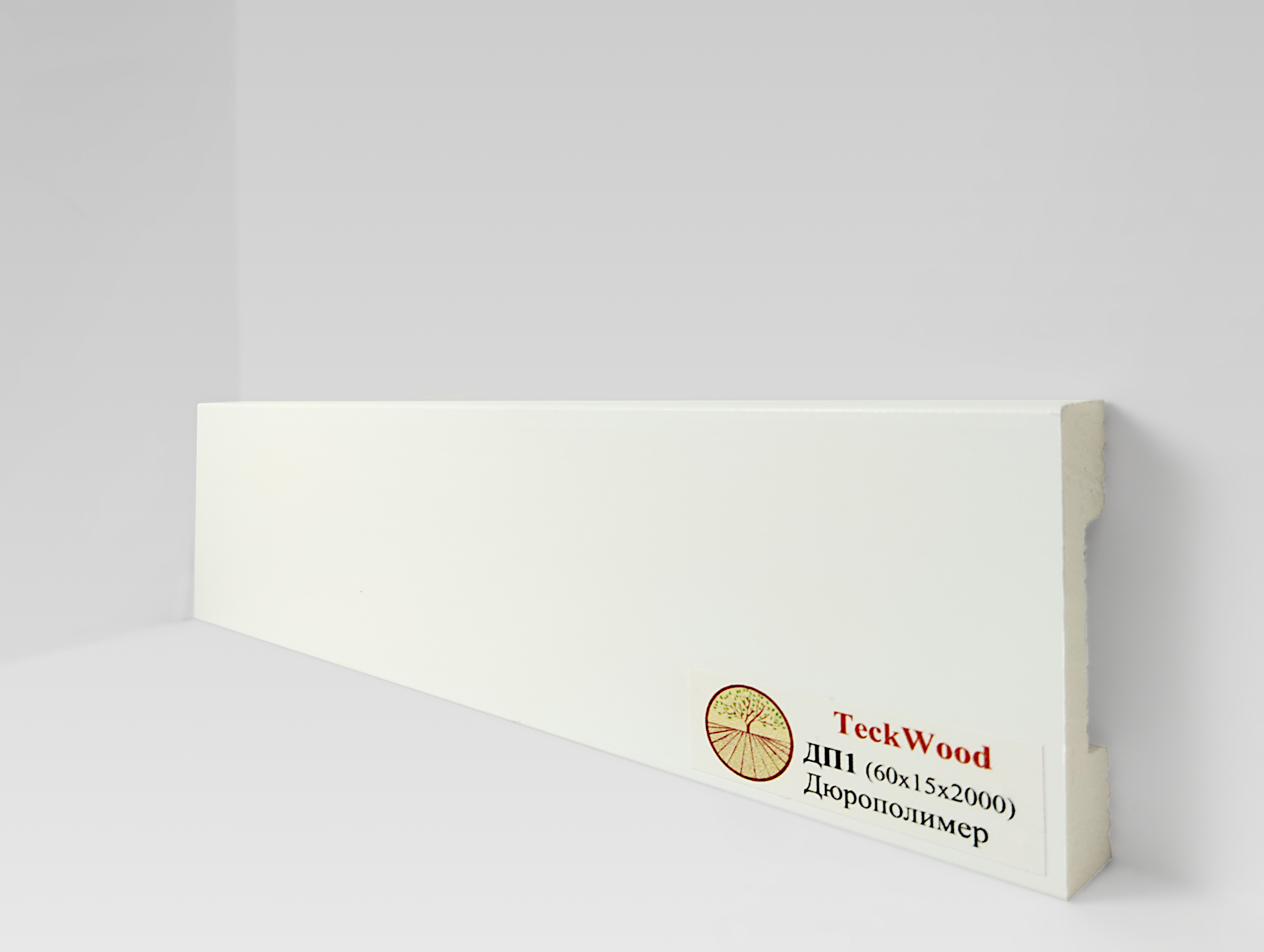 Teckwood Белый ДП1 (60x15)