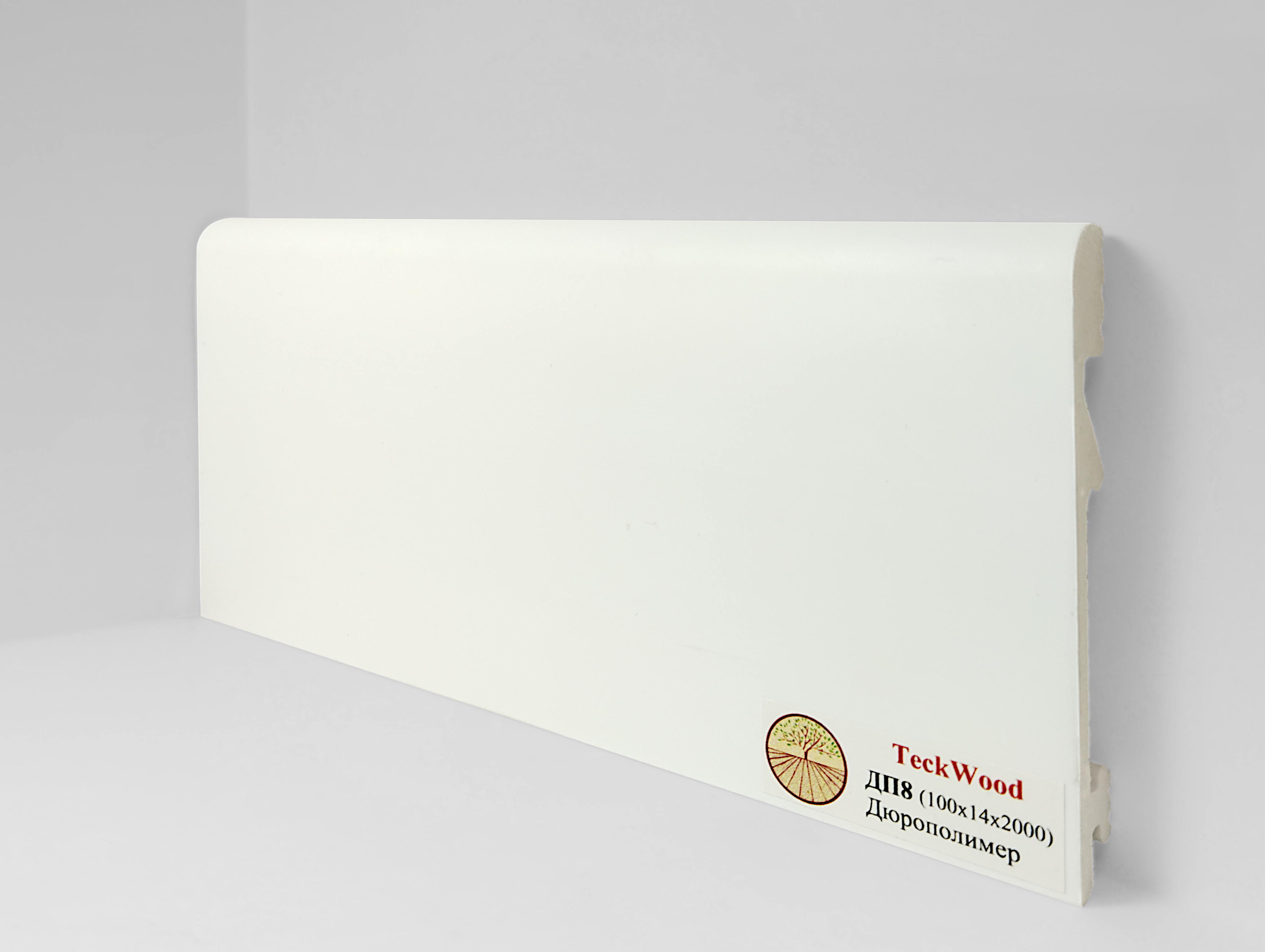 Teckwood Белый ДП8 (100x14)