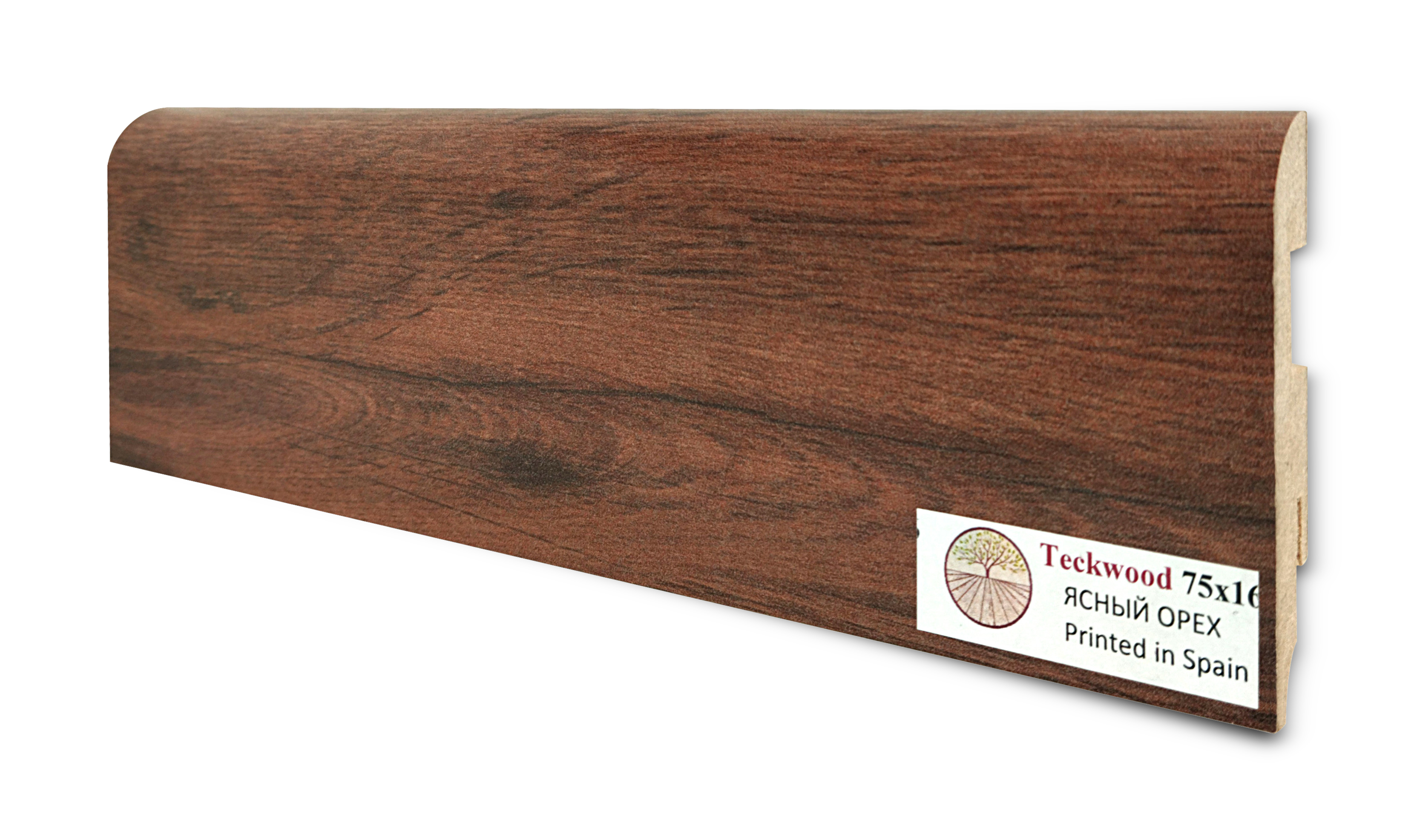Teckwood цветной Ясный Орех (75x16)