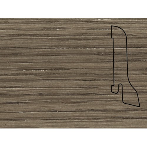Плинтус Pedross Дуб Дым Шпонированный 60x22x2500 мм