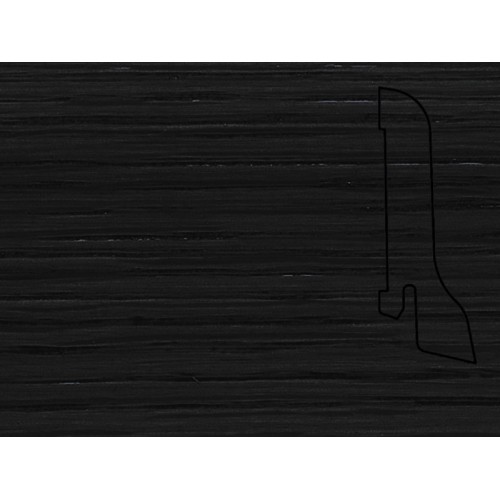 Плинтус Pedross Дуб Черный Шпонированный 60x22x2500 мм