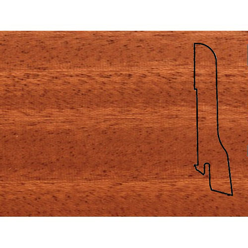 Плинтус Pedross Махагон Шпонированный 80x20x2500 мм
