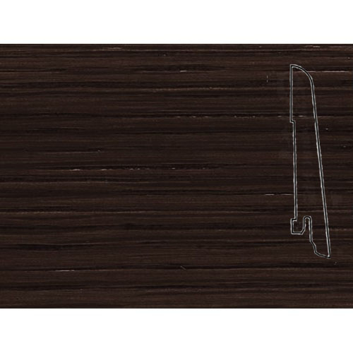 Плинтус Pedross Дуб Кофе Шпонированный 80x16x2500 мм