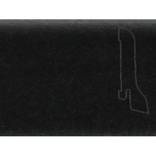 Плинтус Pedross Черный Шпонированный 60x22x2500 мм