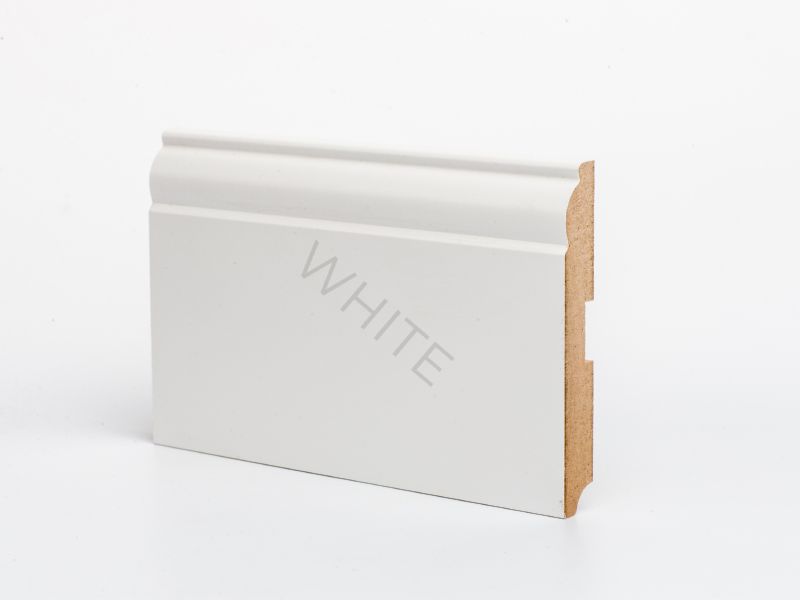 Плинтус Deartio White Белый W04 - 120