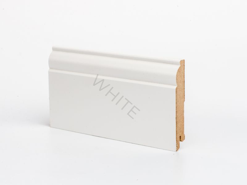 Плинтус Deartio White Белый W04 - 100