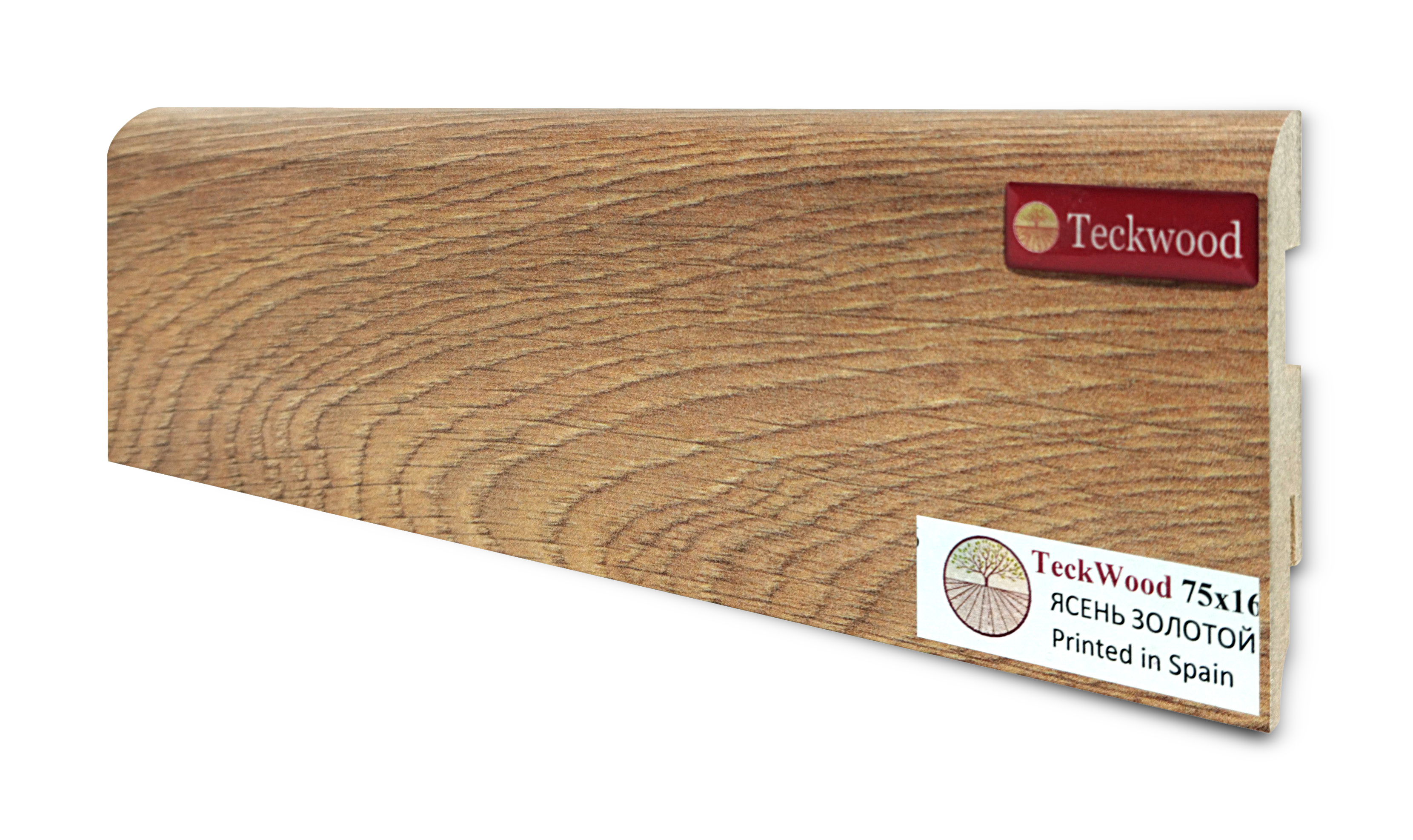 Teckwood цветной Ясень Золотой (75x16)
