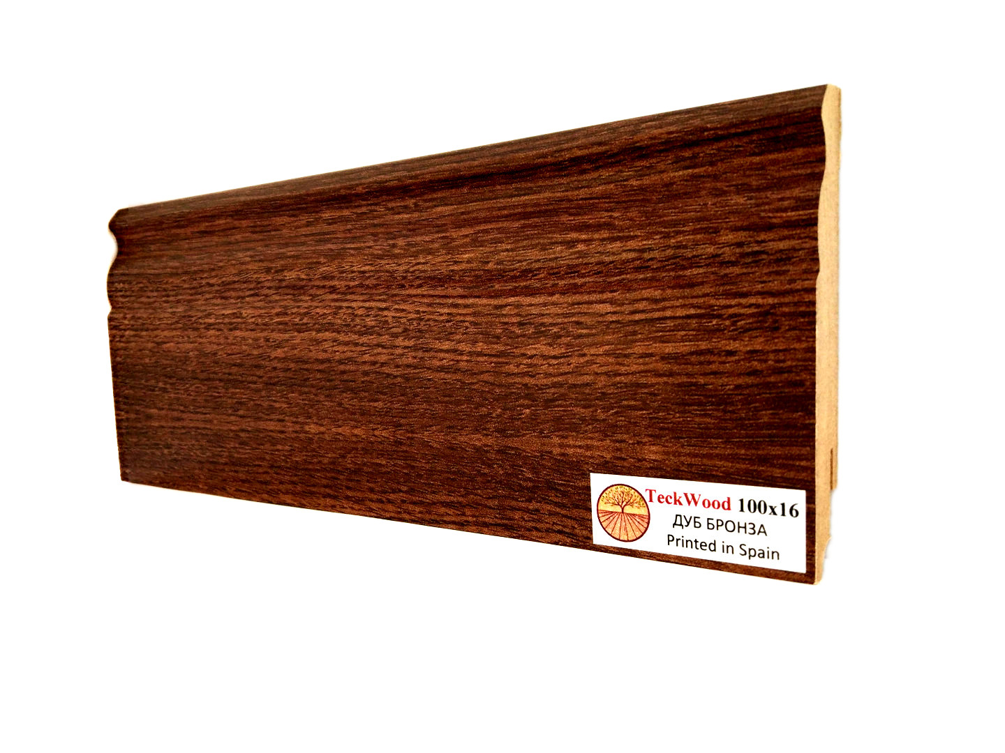 Teckwood цветной Дуб Бронза (100x16)