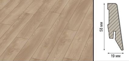 Плинтус Kronotex Ktex1 МДФ 58x19 мм D 4752