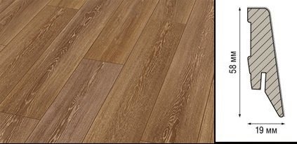 Плинтус Kronotex Ktex1 МДФ 58x19 мм D 2805