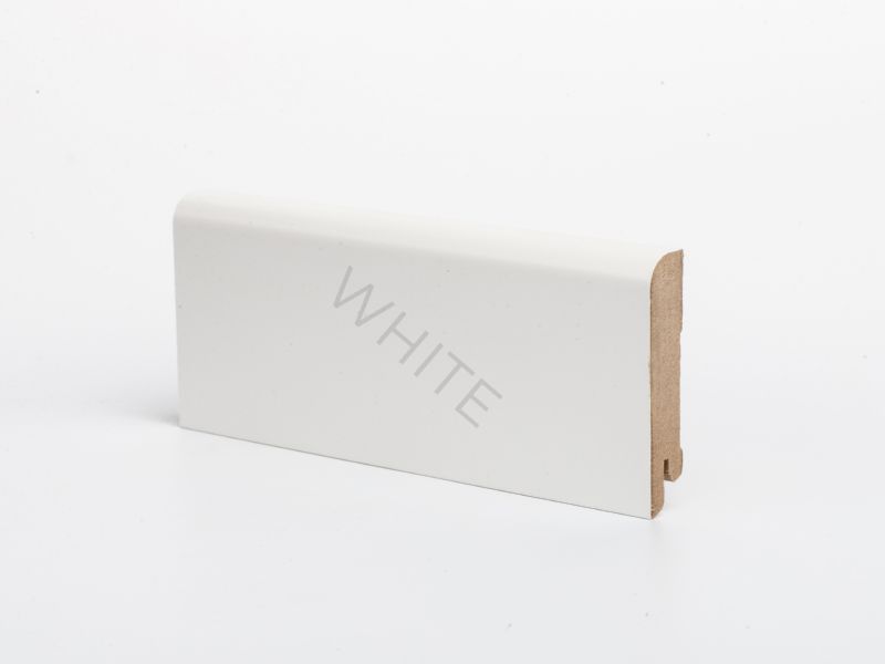 Плинтус Deartio White Белый W02 - 80