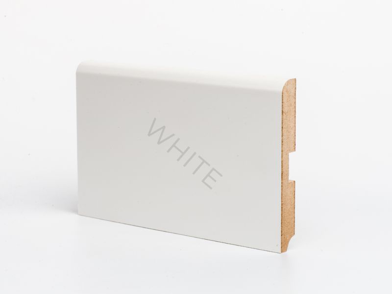 Плинтус Deartio White Белый W02 - 120