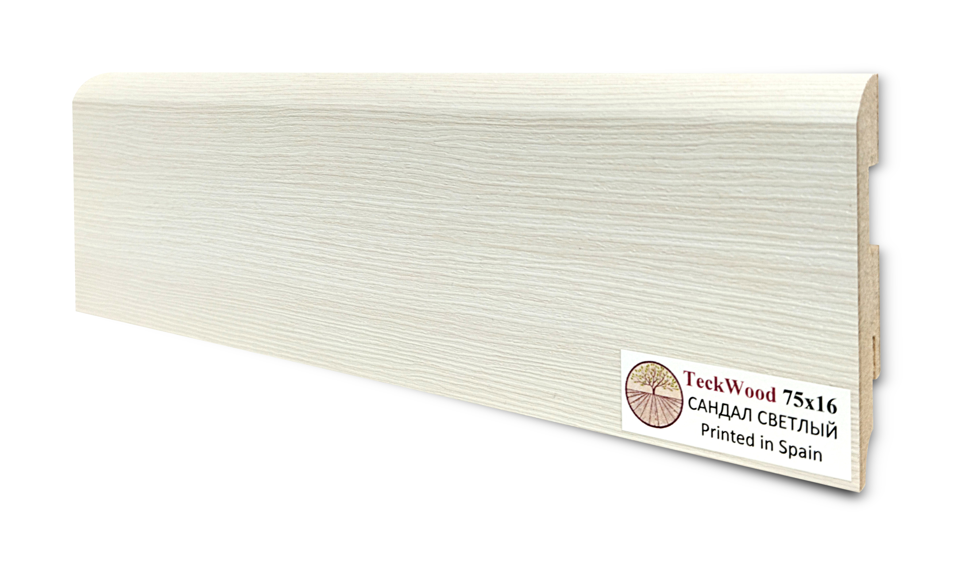 Teckwood цветной Сандал Светлый (75x16)