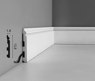 Плинтус Sx118 Contour - 13,8*1,8*200см (Orac Decor)