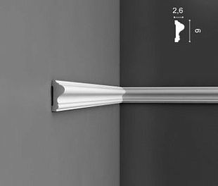 Молдинг P8020 - 6*2,6*200см (Orac Decor)