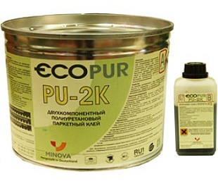 Двухкомпонентный полиуретановый клей для паркета Minova Carbo Pur 20 (Ecopur PU-2K) 6кг