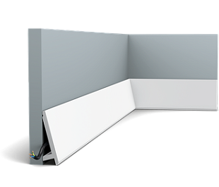 Sx179f Гибкий плинтус напольный Diagonal - 9,7*2,9*200см (Orac Decor)