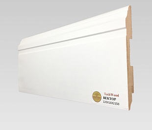 Teckwood Белый Вектор (120х16)