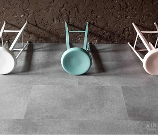 Виниловые полы VINILAM CERAMO Stone 61609 Цемент