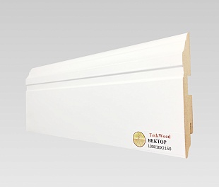 Teckwood Белый Вектор (100х16)