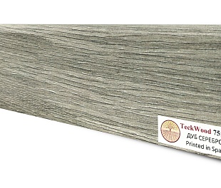 Teckwood цветной Дуб Серебро (75x16)