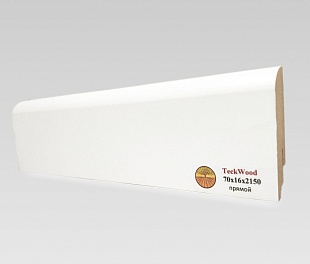 Teckwood Белый прямой (70х16)