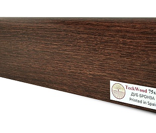 Teckwood цветной Дуб Бронза (75x16)