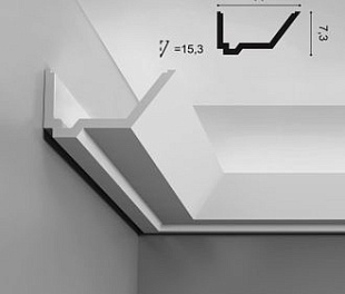Карниз C358 Rail - 7,3*14*200см (Orac Decor)
