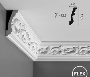 Карниз гибкий C201f - 11,6*4,8*200см (Orac Decor)