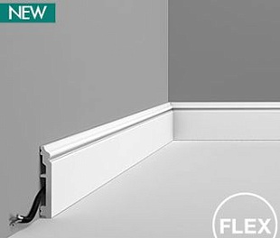 Напольный плинтус гибкий Sx173f Contour - 10*1,6*200см (Orac Decor)