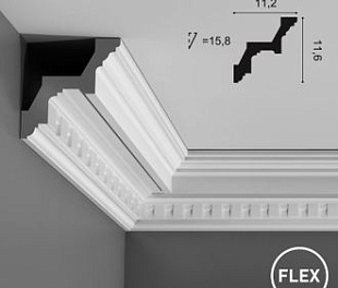 Карниз гибкий C211f - 11,6*11,2*200см (Orac Decor)