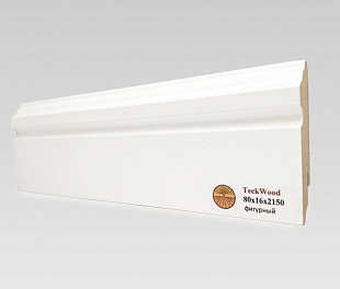 Teckwood Белый фигурный (80x16)