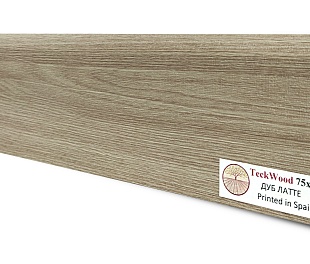 Teckwood цветной Дуб Латте (75x16)