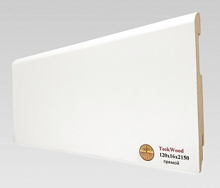 Teckwood Белый прямой (120х16)
